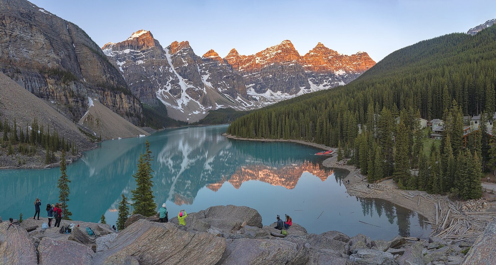 Moraine Lake and the Valley of the Ten Peaks in Banff National Park